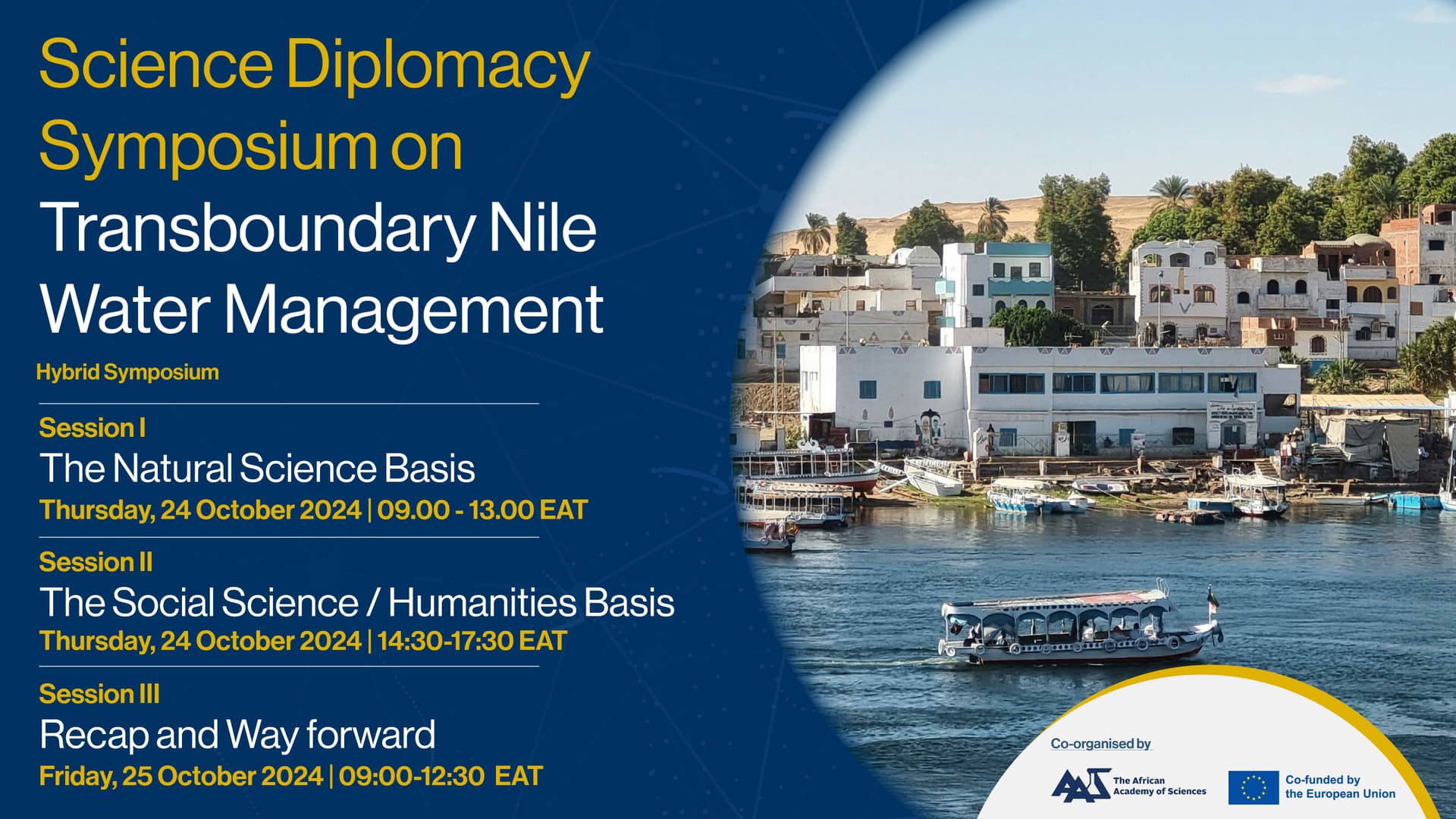 The African Academy of Sciences and the European Commission Host Landmark Symposium on Science Diplomacy for the Nile Basin