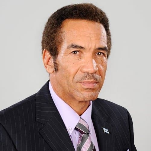 Portrait of H.E. Lt General Seretse Khama Ian Khama