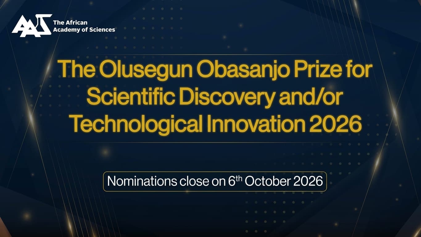 Olusegun Obasanjo Prize for Scientific Discovery and/or Technological Innovation 2026