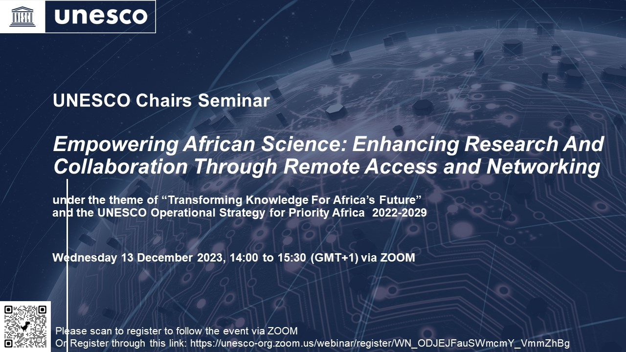 Empowering African Science: Enhancing Research and Collaboration through Remote Access and Networking